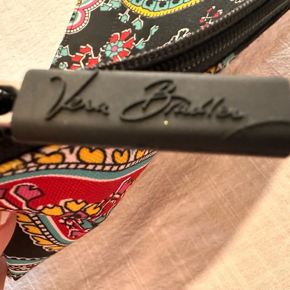 NWOT Vera Bradley PENCIL POUCH Parisian Paisley zip art for Backpack School Work